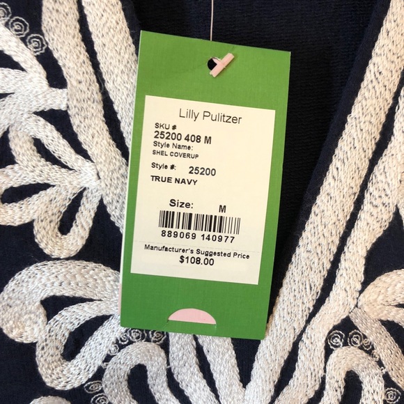 ❌SOLD❌Lilly Pulitzer Shel Coverup - Picture 4 of 8